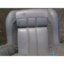 coiffe cuir gris siege avant renault 19 16 S