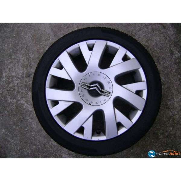 roue de secours pneu jante alu 17 pouces citroen C4 VTS