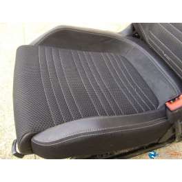 assise siege avant semi cuir alcantara noir volkswagen scirocco