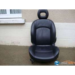 siege avant passager cuir noir peugeot 206 CC