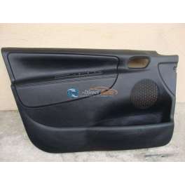 panneau interieur de porte chauffeur cuir noir peugeot 207 version 5 portes  