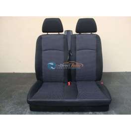 banquette avant 2 places mercedes vito W639 tissus noir 