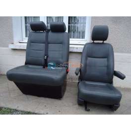 siege chauffeur confort et banquette rabatable volkswagen transporter T5 T6 