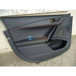 panneau interieur de porte chauffeur cuir peugeot 508 