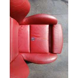 assise de siege avant cuir rouge pour bmw e46 pack m
